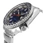 Seiko 5 Sports SRPK65 Automatic Sunburst Blue Dial Petrol Blue "CHECKER FLAG" SPECIAL EDITION Men's Watch