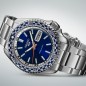 Seiko 5 Sports SRPK65 Automatic Sunburst Blue Dial Petrol Blue "CHECKER FLAG" SPECIAL EDITION Men's Watch