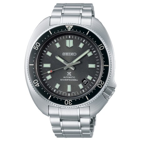 Seiko Prospex SBDX047 SLA051J1 1970 Re-Interpretation 26 Jewels Automatic Diver 200M Gray Dial Stainless Steel Men's Watch