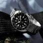 Seiko Prospex Tortoise Land SRPH17K1 23 Jewels Automatic Black Dial Date Display Stainless Steel 200M Men's Watch