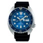 Seiko Prospex SRPE07K1 King Turtle Save the Ocean Automatic Blue Dial Black Silicone Strap Special Edition Men's Diver Watch