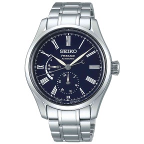 Seiko Presage SPB091J1 29 Jewels Automatic Blue Enamel Dial Stainless Steel Men's Watch - Made in Japan