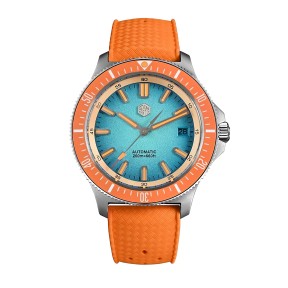 San Martin SN0118-G NH35 Automatic Gradient Dial 316L Stainless Steel Case 40mm 20ATM Men's Diver Watch