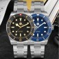 San Martin SN0138-G BB54 24 Jewels Automatic Black / Blue Dial 316L Stainless Steel 37mm 20ATM Men's Diver Watch