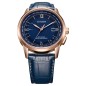 Citizen CB0152-24L Eco-Drive Blue Dial Pink Gold Stainless Steel Case Blue Leather Strap Men's Watch