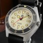San Martin SN0123-G-B3 Automatic Beige Dial 316L Stainless Steel Case Nylon Strap 40mm 20ATM Men's Diver Watch