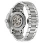 Bulova Sutton 96A267 Automatic Skeleton Silver White Dial Stainless Steel Men's Watch