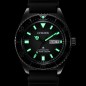 Citizen Promaster NY0120-01E Automatic Black Dial Day Date Display Stainless Steel Case Rubber Strap Men's Diver Watch