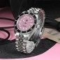 San Martin SN0128-G4 Automatic Pink BB Dial Ceramic Bezel Stainless Steel Sapphire 40mm 200M Men's Diver Watch