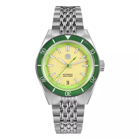 San Martin Fruit Series SN0116-G-B Automatic Colorful Design 316L Stainless Steel 39.5mm 20ATM Diver's Watch