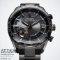 Citizen Attesa ACT Line CC3085-51E Eco-Drive Satellite Wave GPS Black Dial Day & Date Display Titanium Men's Watch