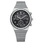 Citizen Eco-Drive AT2540-57E Black Dial Date Display Chronograph Stainless Steel Unisex Watch