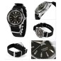 Seiko Presage Style 60’s Series SRPG09J1 23 Jewels Automatic Black Dial Black Nylon Strap Men's Watch - Made in Japan