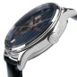 Seiko Presage SSA421J1 Zen Garden Sakura By Night Open Heart Skeleton Automatic Blue Dial Men's Watch - Made in Japan