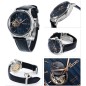 Seiko Presage SSA421J1 Zen Garden Sakura By Night Open Heart Skeleton Automatic Blue Dial Men's Watch - Made in Japan