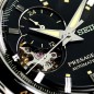 Seiko Presage Style 60’s Series SSA425J1 24 Jewels Automatic Open Heart Black Dial Men's Watch - Made in Japan