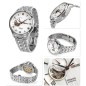 Seiko Presage SSA443J1 Zen Garden 24 Jewels Automatic Open Heart White Dial Stainless Steel Men's Watch - Made in Japan