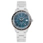 Seiko Presage Style 60’s Series SSK009J1 Automatic GMT Blue and Gray Dial Date Display Men's Watch - Made in Japan