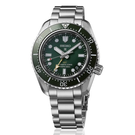 Seiko Prospex SPB381J1 “Marine Green” 1968 Modern Re-interpretation Automatic GMT Green Dial Diver's Watch