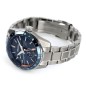 Seiko Presage Sharp Edged SPB217J1 29 Jewels Automatic GMT Navy Blue Dial Stainless Steel Men's Watch - Made in Japan