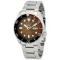 Seiko 5 Sports SRPJ47K1 SKX Sports Style 24 Jewels Automatic Brown Translucent Dial Day Date Display Men's Watch