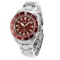 Seiko Prospex Samurai SRPL11K1 ‘Shog-urai’ Automatic Red Dial Date Display Stainless Steel Men's Diver Watch