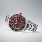 Seiko Prospex Samurai SRPL11K1 ‘Shog-urai’ Automatic Red Dial Date Display Stainless Steel Men's Diver Watch