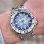 Seiko Prospex Sea Monster SRPG57K1 Antarctica Penguin Automatic White Blue Dial Save the Ocean Men's Diver Watch