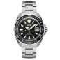 Seiko Prospex Sea King Samurai SRPE35K1 Automatic Diver Scuba 200M Black Dial Date Display Stainless Steel Men’s Watch