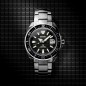 Seiko Prospex Sea King Samurai SRPE35K1 Automatic Diver Scuba 200M Black Dial Date Display Stainless Steel Men’s Watch