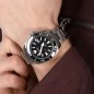 Seiko Prospex Sea King Samurai SRPE35K1 Automatic Diver Scuba 200M Black Dial Date Display Stainless Steel Men’s Watch