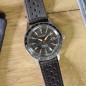 Seiko Presage Style 60’s Series SSK013J1 Automatic GMT Dark Brown Dial Date Display Stainless Steel Case Leather Strap Watch