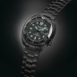 Seiko Prospex Turtle Black Series SRPK43 Night Vision Automatic Black Dial Day Date Display Black Stainless Steel Diver Watch