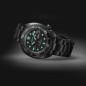 Seiko Prospex Turtle Black Series SRPK43 Night Vision Automatic Black Dial Day Date Display Black Stainless Steel Diver Watch