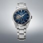 Seiko Presage Sharp Edged SPB417J1 Open Heart "Asanoha" Automatic Blue Dial Stainless Steel Men's Watch