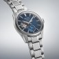 Seiko Presage Sharp Edged SPB417J1 Open Heart "Asanoha" Automatic Blue Dial Stainless Steel Men's Watch