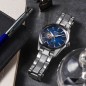 Seiko Presage Sharp Edged SPB417J1 Open Heart "Asanoha" Automatic Blue Dial Stainless Steel Men's Watch