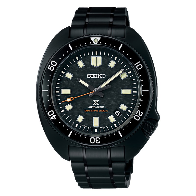 Seiko Prospex SLA061J1 1970 Re-Interpretation Automatic Diver 200M Black Dial Stainless Steel Watch Limited 1000 pcs