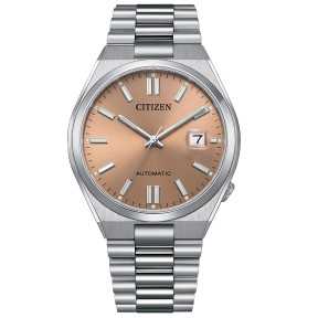 Citizen x Pantone NJ0158-89Y Mechanical 21 Jewels Automatic Date Display Warm Sand Dial Stainless Steel Men's Watch