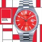 Citizen x Pantone NJ0158-89W Mechanical 21 Jewels Automatic Date Display Blazing Red Dial Stainless Steel Men's Watch
