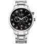 Citizen AP1050-81E Eco-Drive Black Dial Day, Date and Month Display Moon Phase Stainless Steel Men's Watch