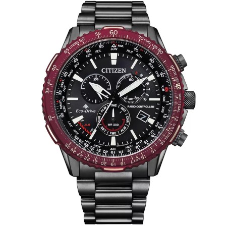 Citizen Promaster Sky CB5009-55E Eco-Drive Radio Controlled Chronograph Black Dial Stainless Steel Men's Watch