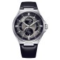 Citizen Attesa BU0060-09H Eco-Drive Gray Dial Triple Calendar Super Titanium Case Calf Leather Strap Men's Watch