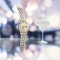 Seiko Presage SRE010J1 Cocktail Time Automatic “White Lady” Diamond Twist Champagne Dial Women's Watch