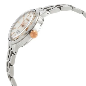 Seiko Presage SRE009J1 Cocktail Time Automatic “Clover Club” Diamond Twist White Dial Date Display Women's Watch