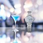 Seiko Presage SRE007J1 Cocktail Time Automatic “Skydiving” Diamond Twist Light Blue Dial Date Display Women's Watch