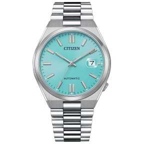 Citizen NJ0151-88M Mechanical Tsuyosa 21 Jewels Automatic Date Display Light Blue Dial Stainless Steel Men's Watch