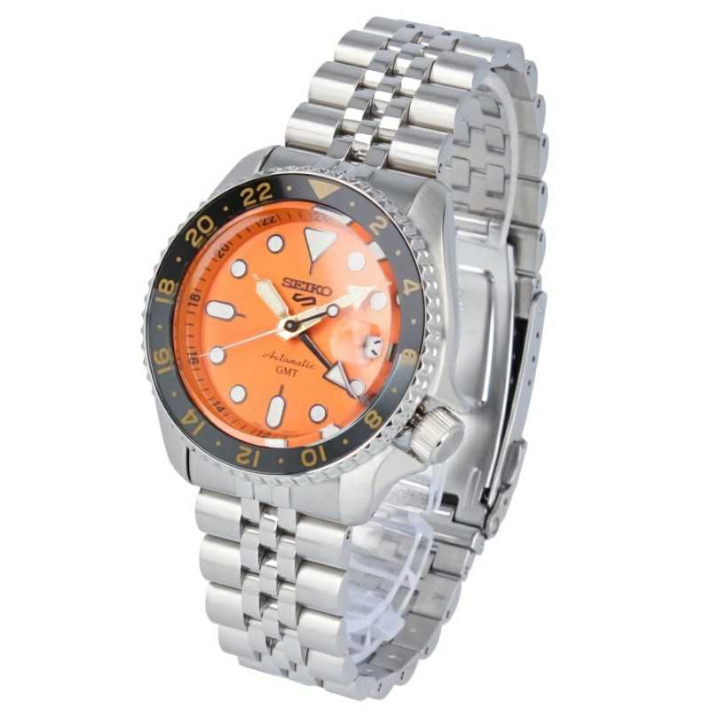 Seiko Sports Ssk K Mikan Orange Gmt Men S Watch Chrono Com