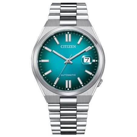 Citizen NJ0151-88X Mechanical 21 Jewels Automatic Date Display Blue Dial Stainless Steel Men's Watch