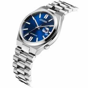 Citizen NJ0150-81L Mechanical 21 Jewels Automatic Date Display Blue Dial Stainless Steel Men's Watch